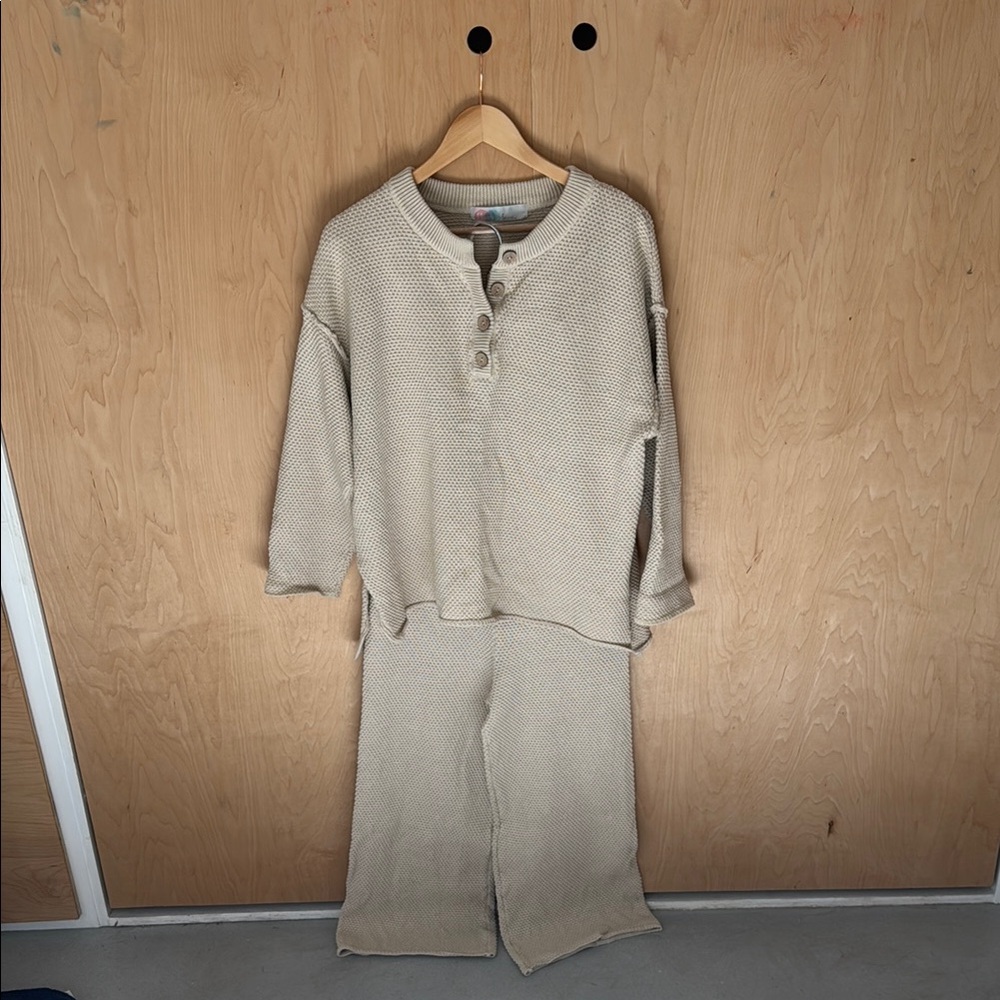 Free People Beige Resort Set
